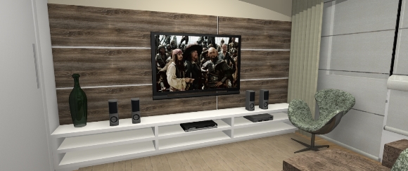 Painel para TV e Rack